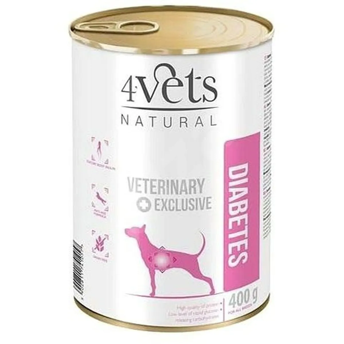 Cibo umido 4VETS                                 Cani adulti Tacchino 400 g