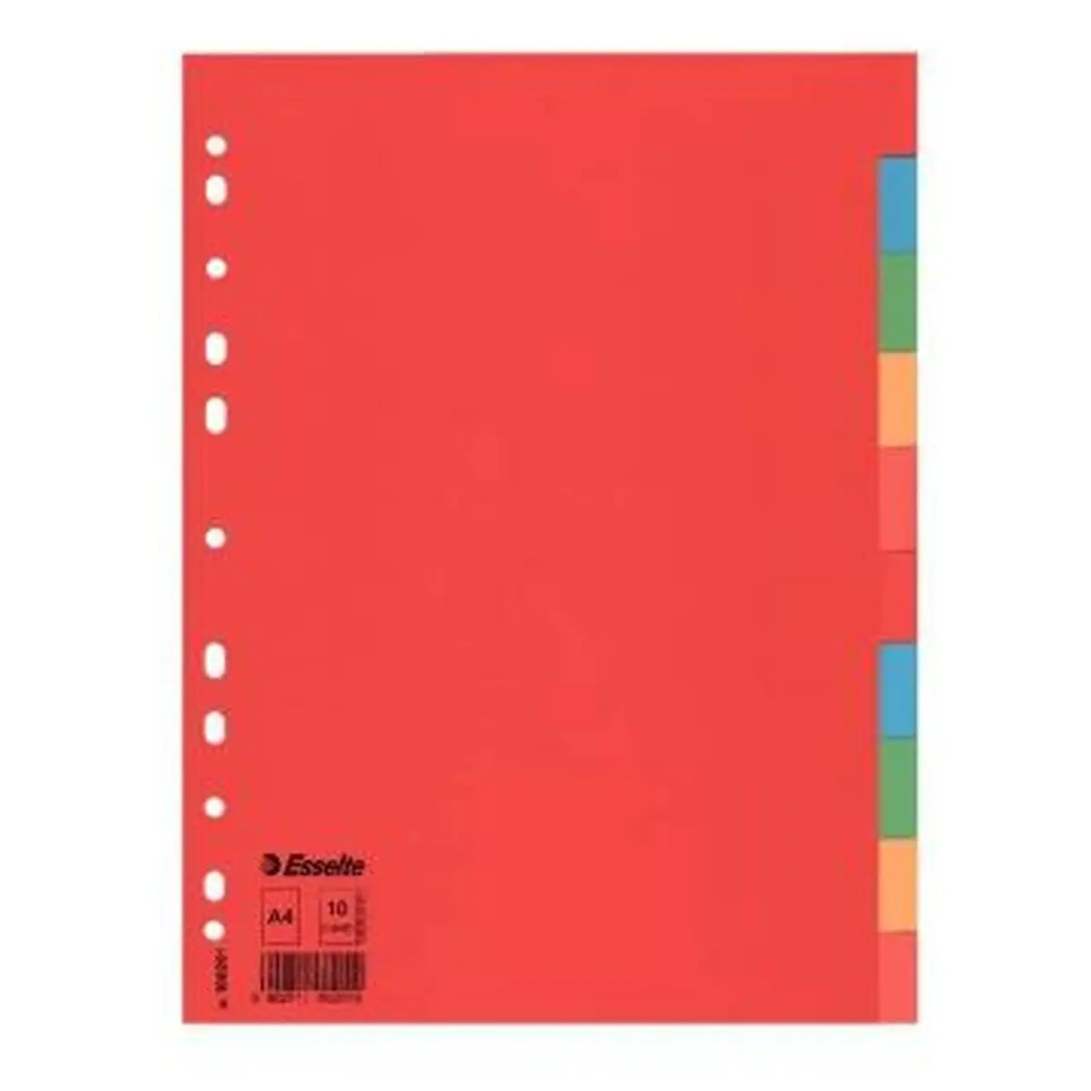 Paravento Esselte Multicoloured Card Dividers Multicolore