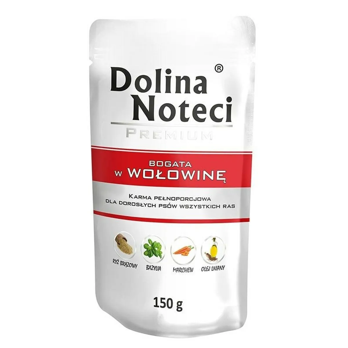 Cibo umido Dolina Noteci Premium Carne di vitello 150 g