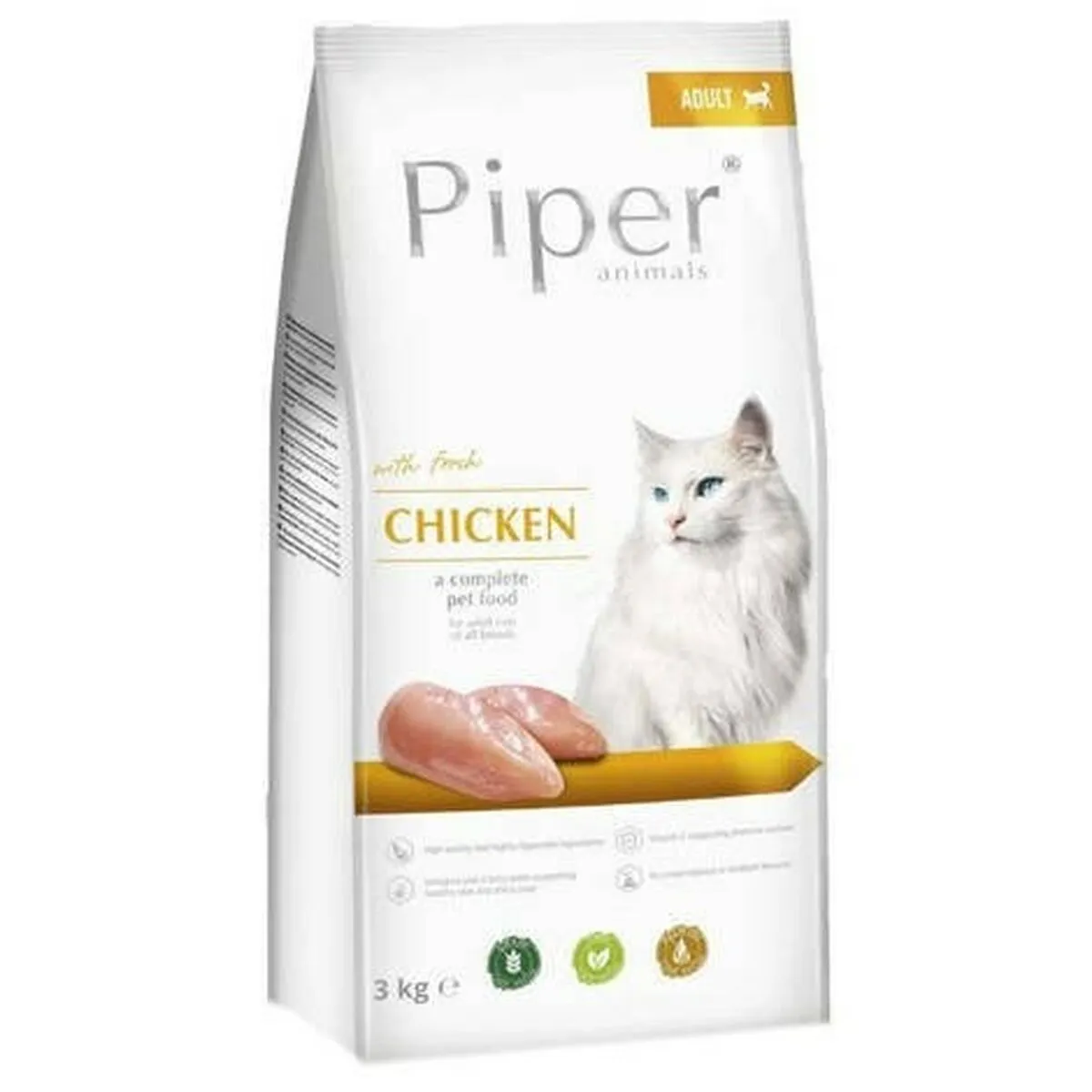 Cibo per gatti Dolina Noteci Piper Animals Adulto Pollo 3 Kg