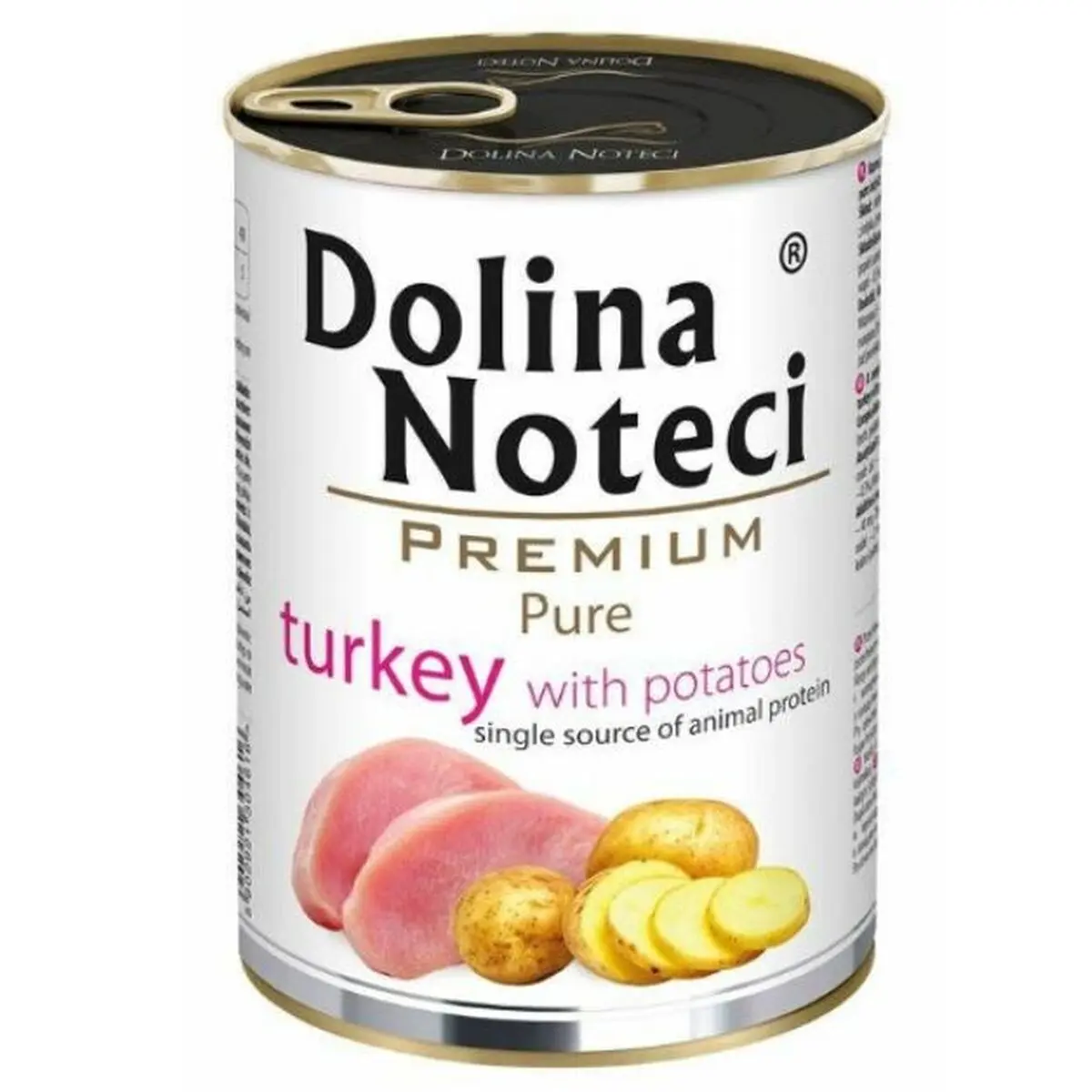 Cibo umido Dolina Noteci Premium Pure Tacchino Patate 400 g