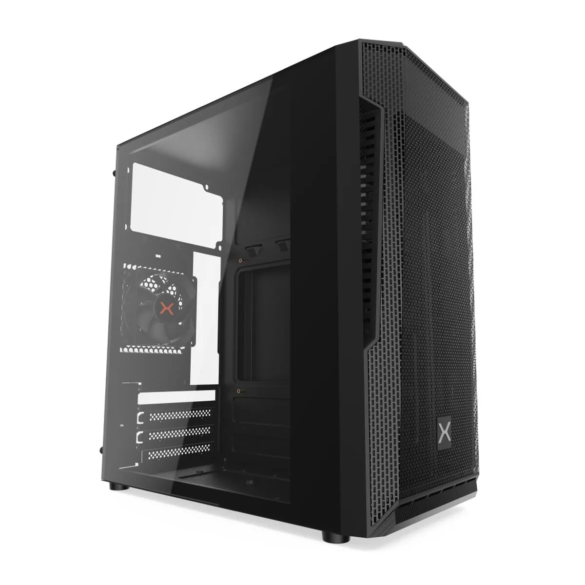 Case computer desktop ATX Krux KRX0015 Bianco Nero