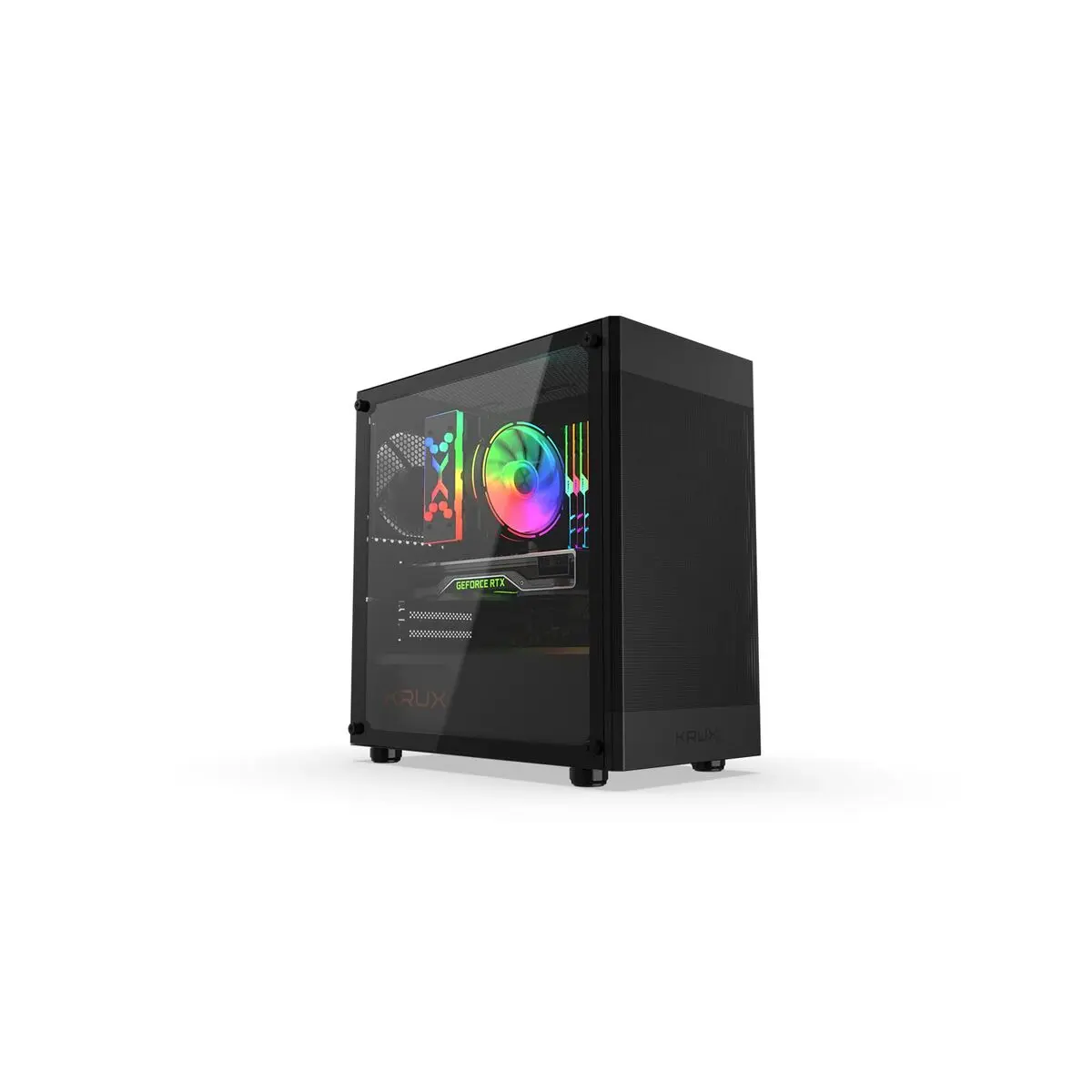 Case computer desktop ATX Krux Nero