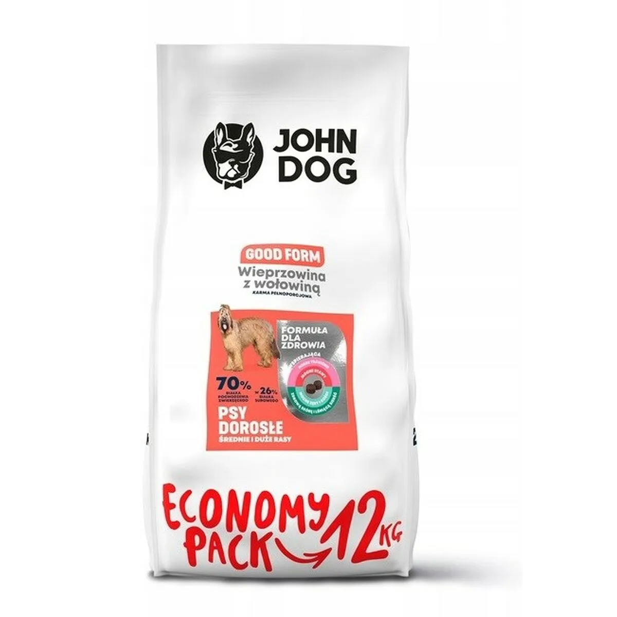 Io penso John Dog Good Form Adulto Carne di vitello 12 kg