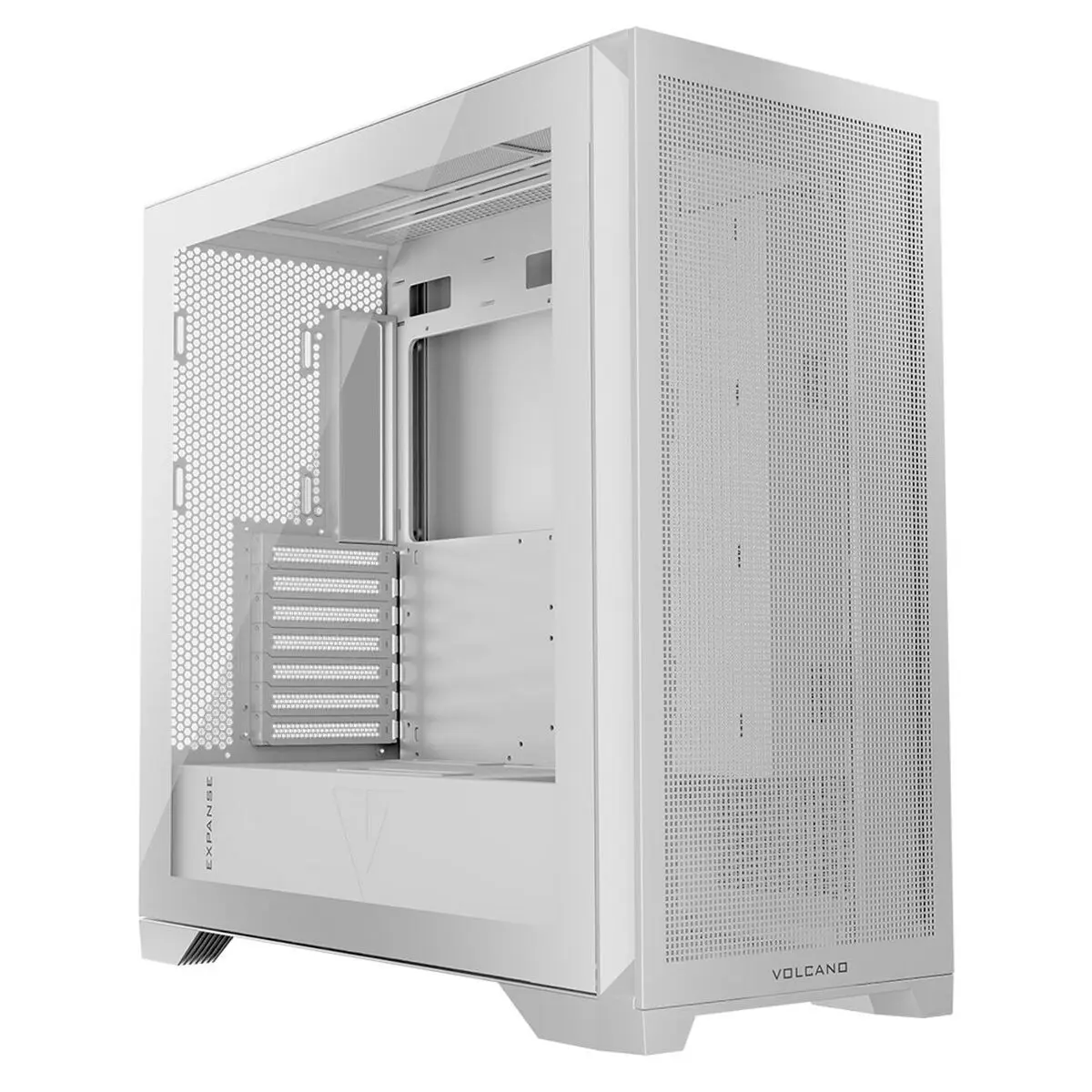 Case computer desktop ATX Modecom AT-EXPANSE-SG-NF-20-000000-0002 Bianco