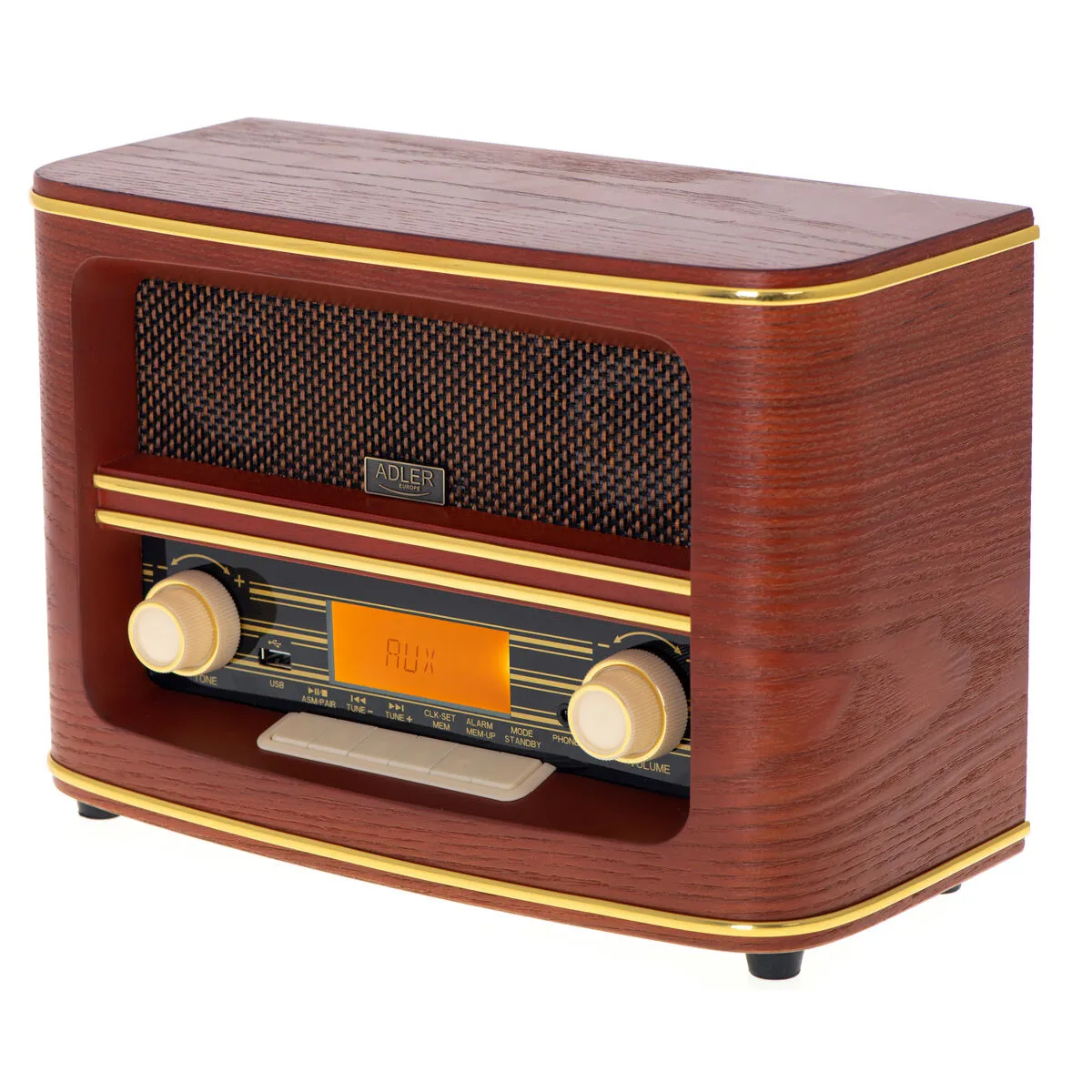 Radio Adler AD 1187 Marrone Legno