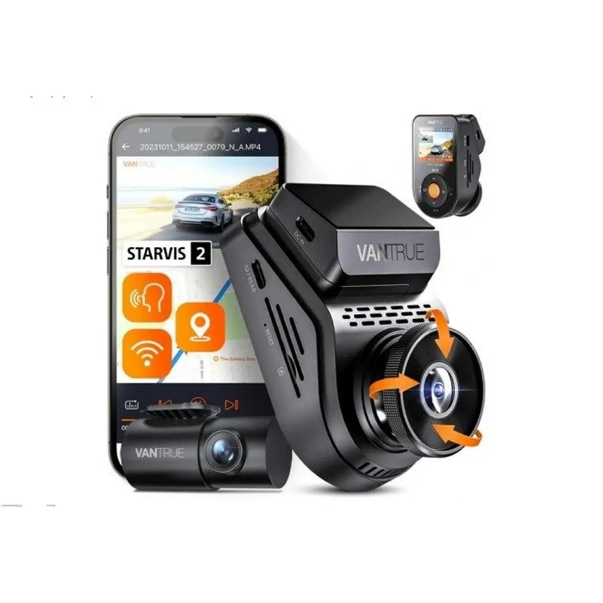 Fotocamera Sportiva per Auto Vantrue S1 PRO Sonnet