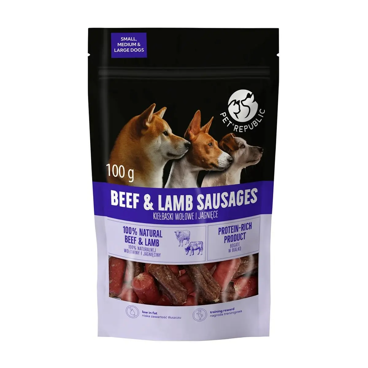 Cibo umido PETREPUBLIC Beef and lamb 100 g