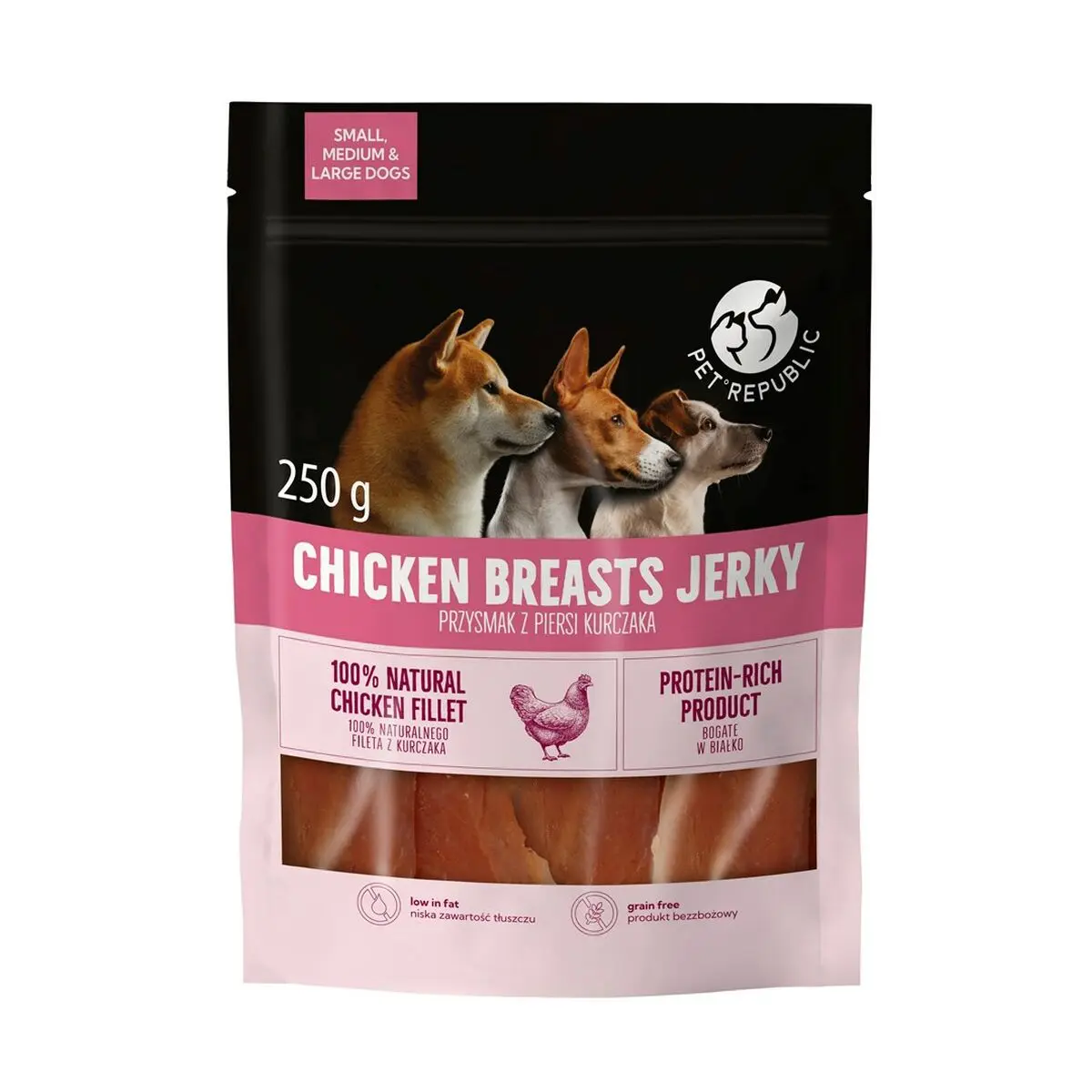 Snack per Cani PETREPUBLIC                                 Pollo 250 g