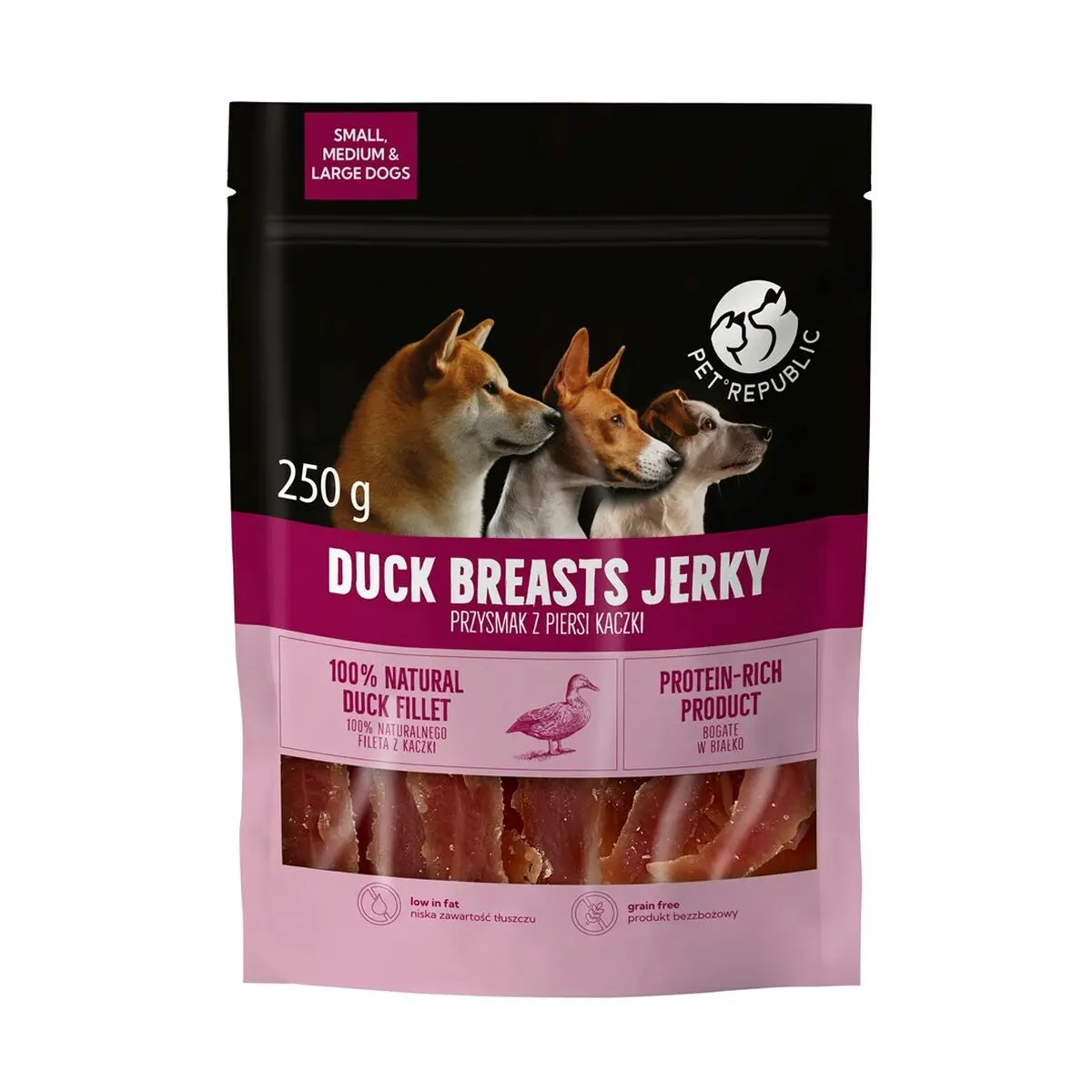 Snack per Cani PETREPUBLIC                                 Anatra 250 g