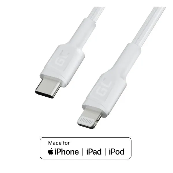 CABLE 100CM USB-C/LIGHTNING MFI W