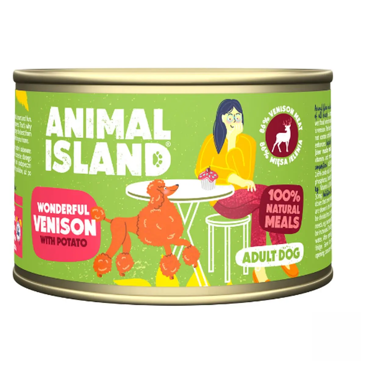 Cibo umido ANIMAL ISLAND Ciervo con patatas Cervo Renna 410 g