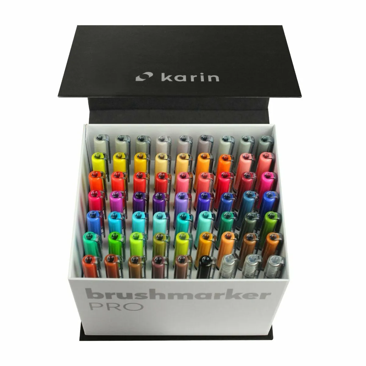 Set di Pennarelli Karin Brushmarkers PRO 63 Pezzi Multicolore