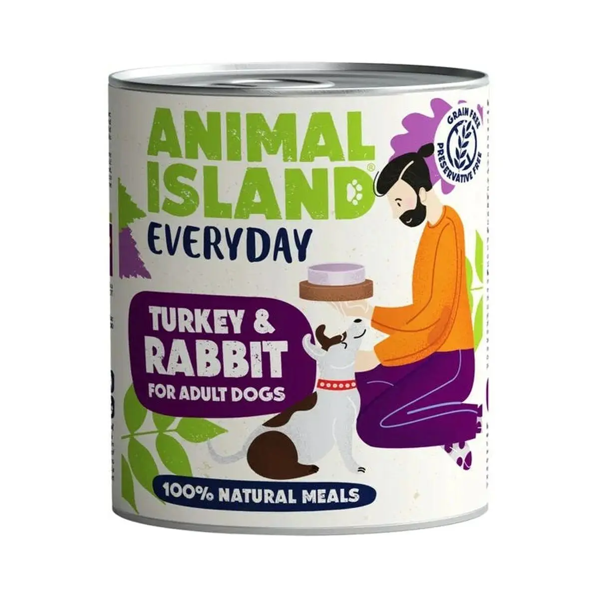 Cibo umido ANIMAL ISLAND Everyday Turkey Tacchino 800 g