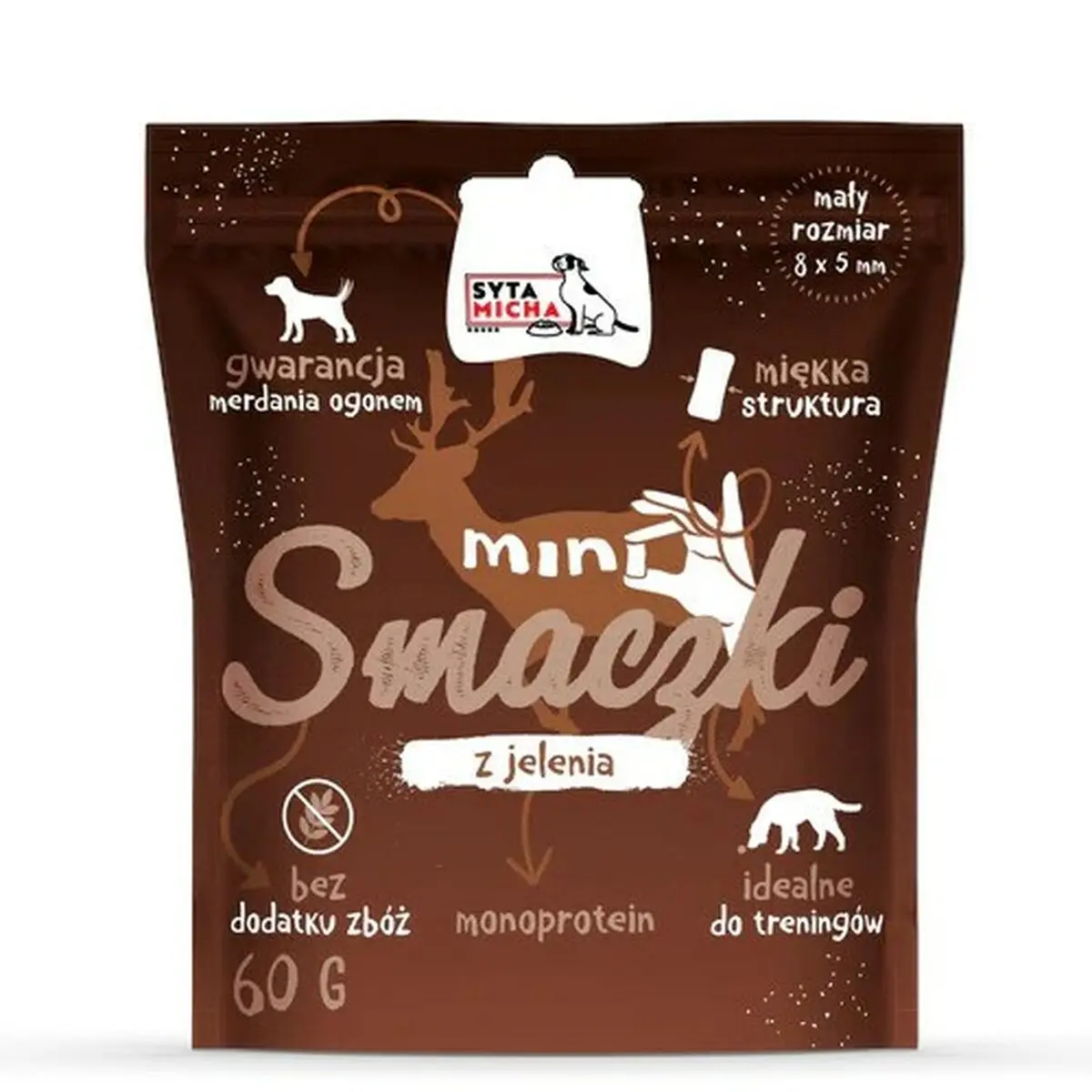 Snack per Cani SYTA MICHA                                 Cervo 60 g