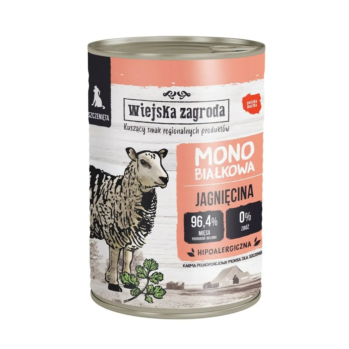 Cibo umido WIEJSKA ZAGRODA Monoprotein 400 g