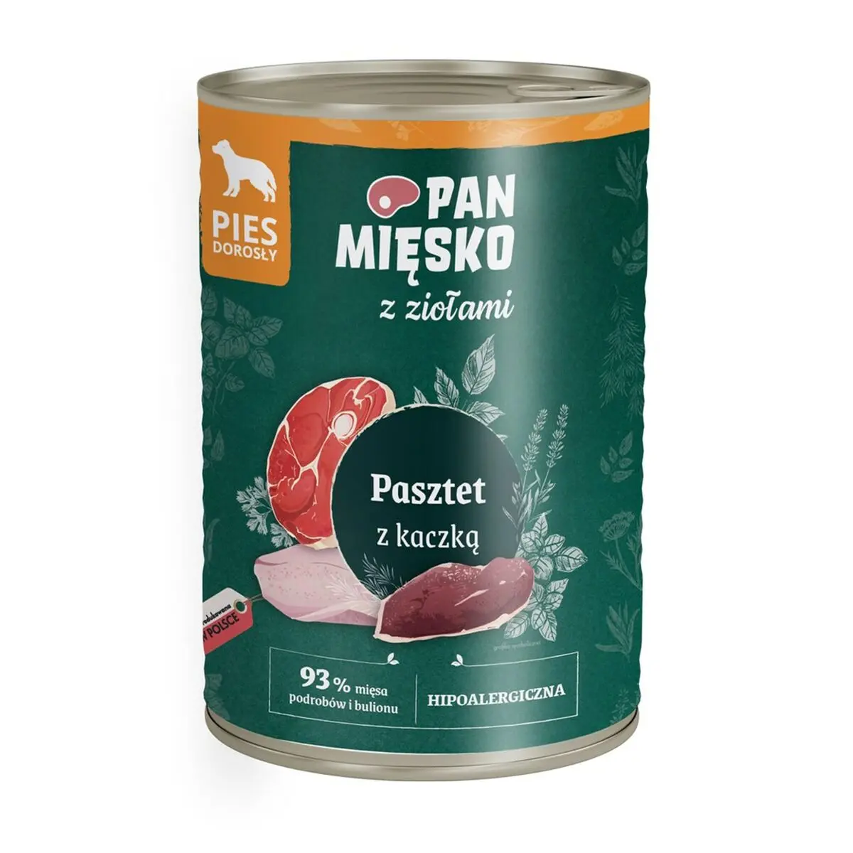 Cibo umido PAN MIĘSKO herbs Duck 400 g