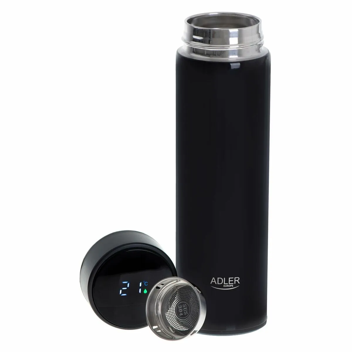 Thermos Adler AD 4506bk Nero 470 ml Acciaio inossidabile