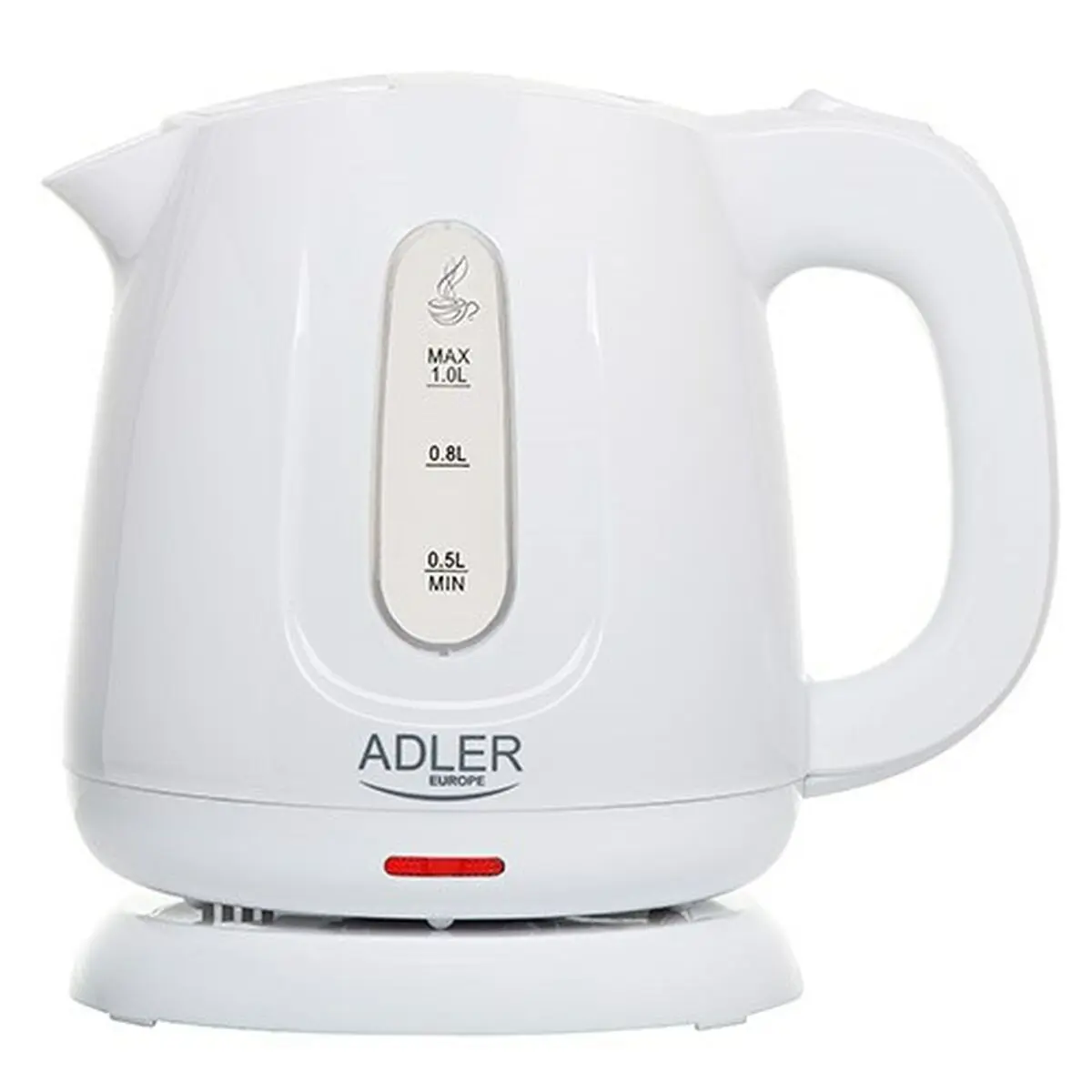 Bollitore Adler AD 1373 Bianco Argentato Acciaio 800 W 850 W 600 ml