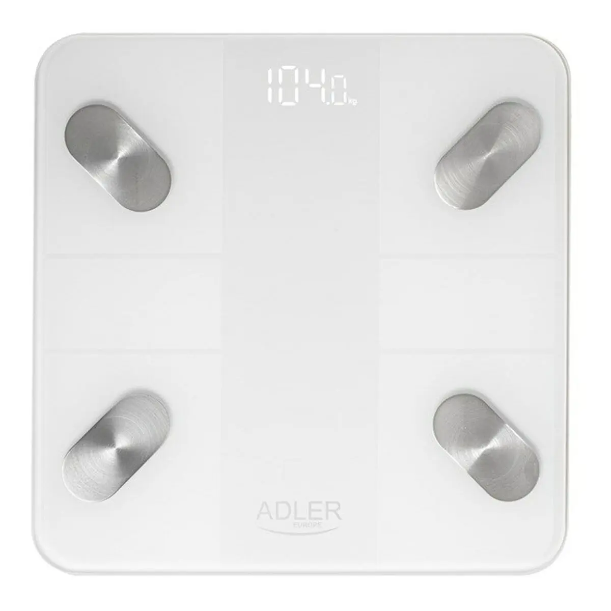 Bilancia Digitale da Bagno Adler AD 8186w Bianco Vetro temperato 180 kg