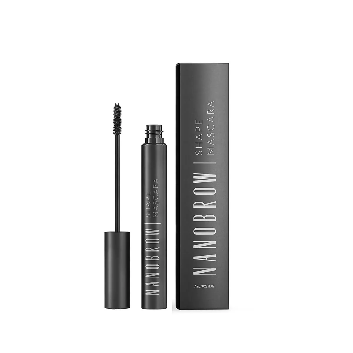 Mascara per Ciglia Nanobrow Nero (7 ml)