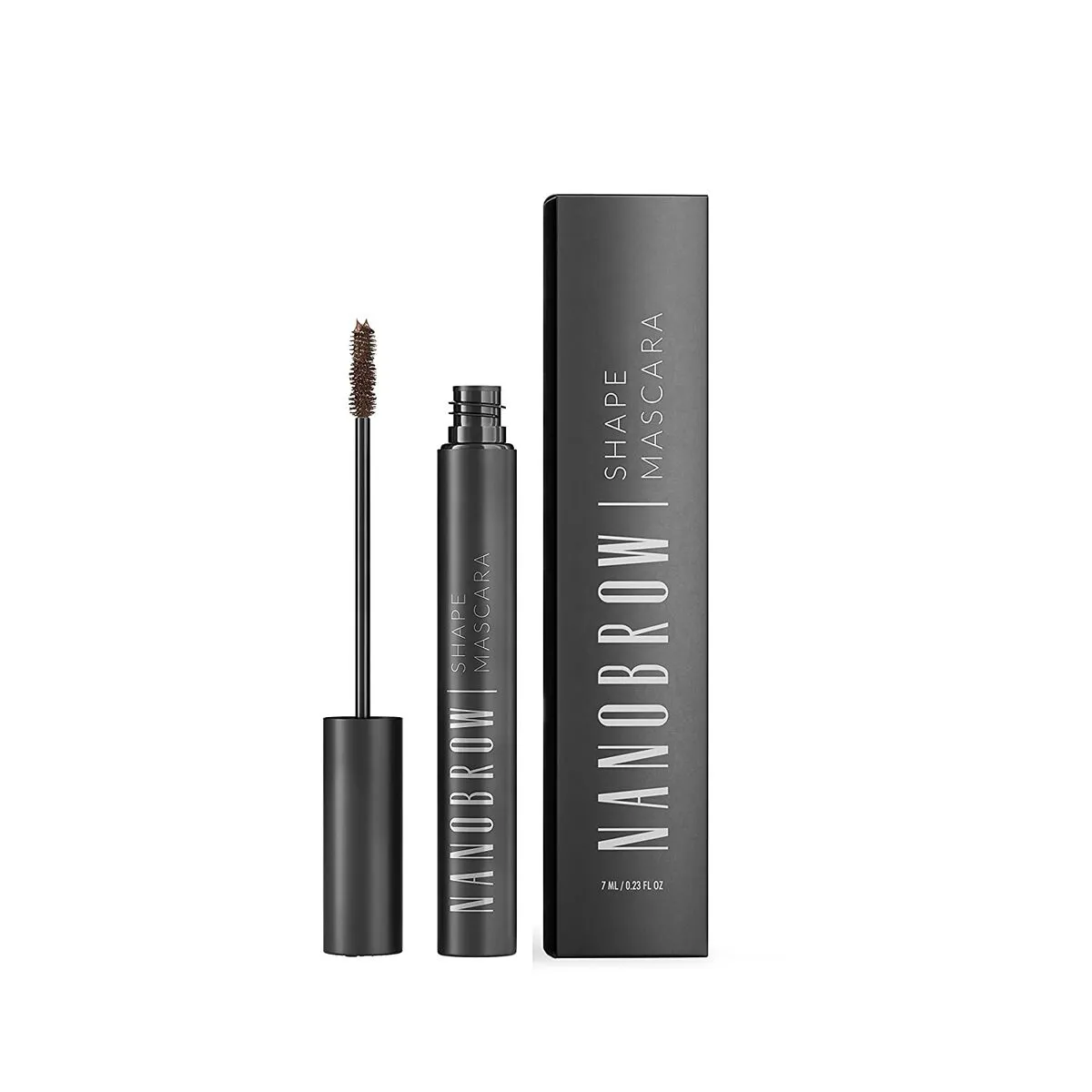 Mascara per Ciglia Nanobrow Marrone (7 ml)