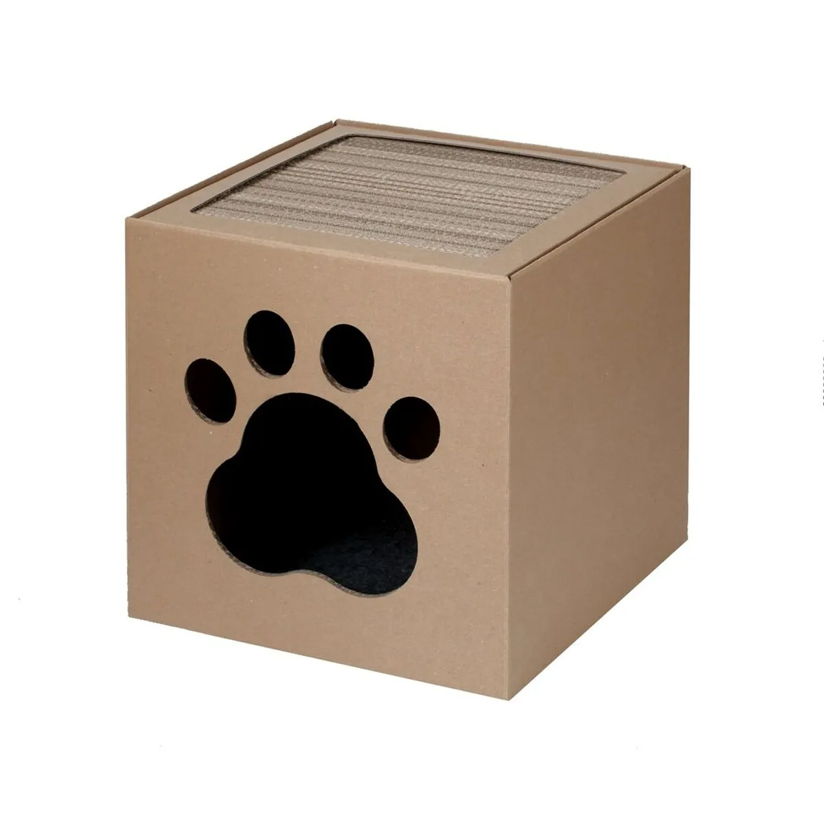 Tiragraffi per Gatti Carton+Pets Netti Bronce Cartone 35 x 35 x 35 cm