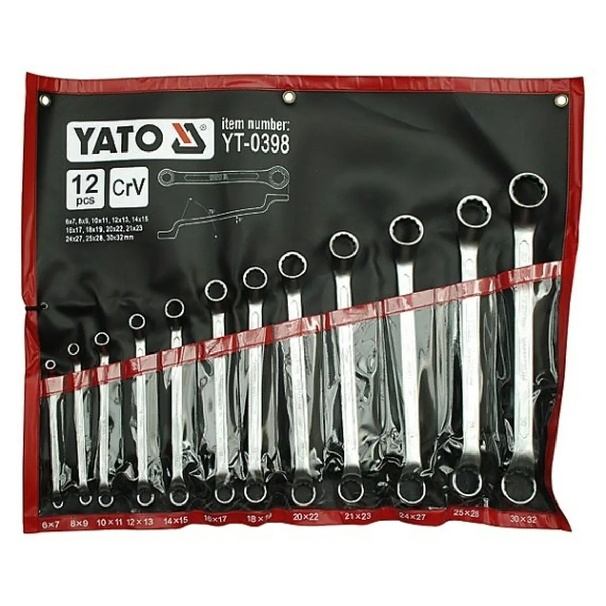 Set di Chiavi Yato YT-0398 12 Pezzi