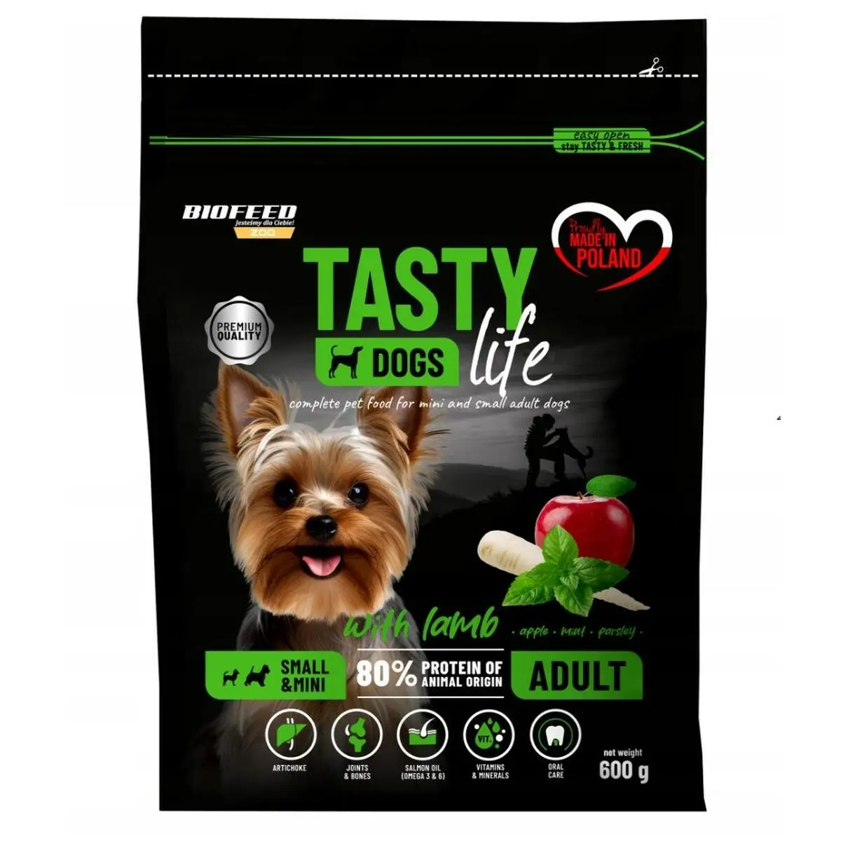 mangime Biofeed Tasty Life Adult Small Agnello