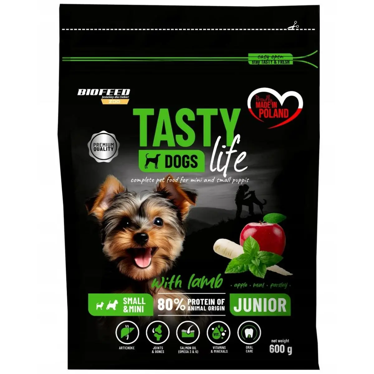 mangime Biofeed Tasty Life Junior Small Agnello 3 Kg