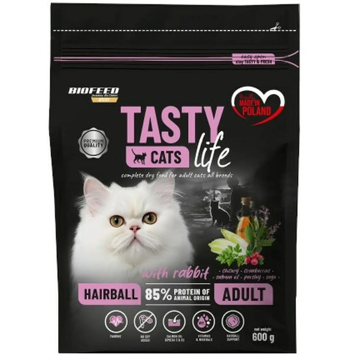 Cibo per gatti Biofeed Tasty Cats Life Coniglio