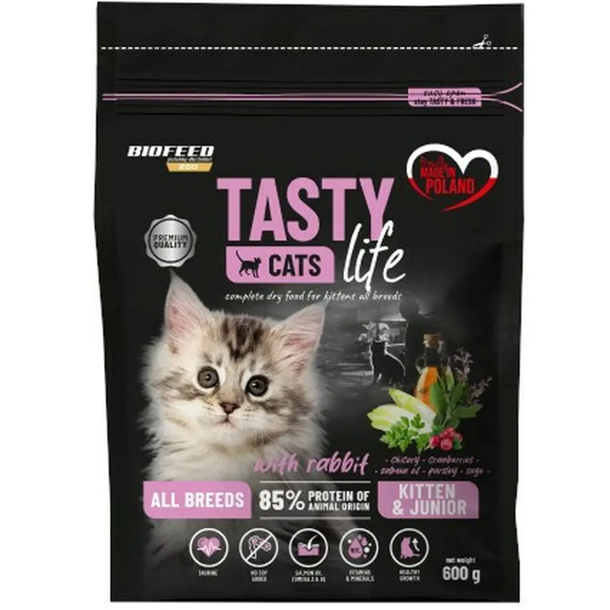 Cibo per gatti Biofeed Tasty Cats Life Coniglio