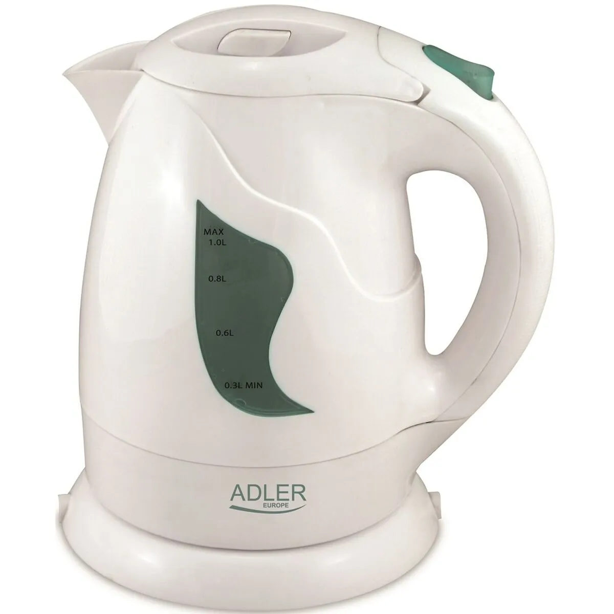 Bollitore Elettrico con Teiera Adler AD 08w Bianco 850 W 1 L