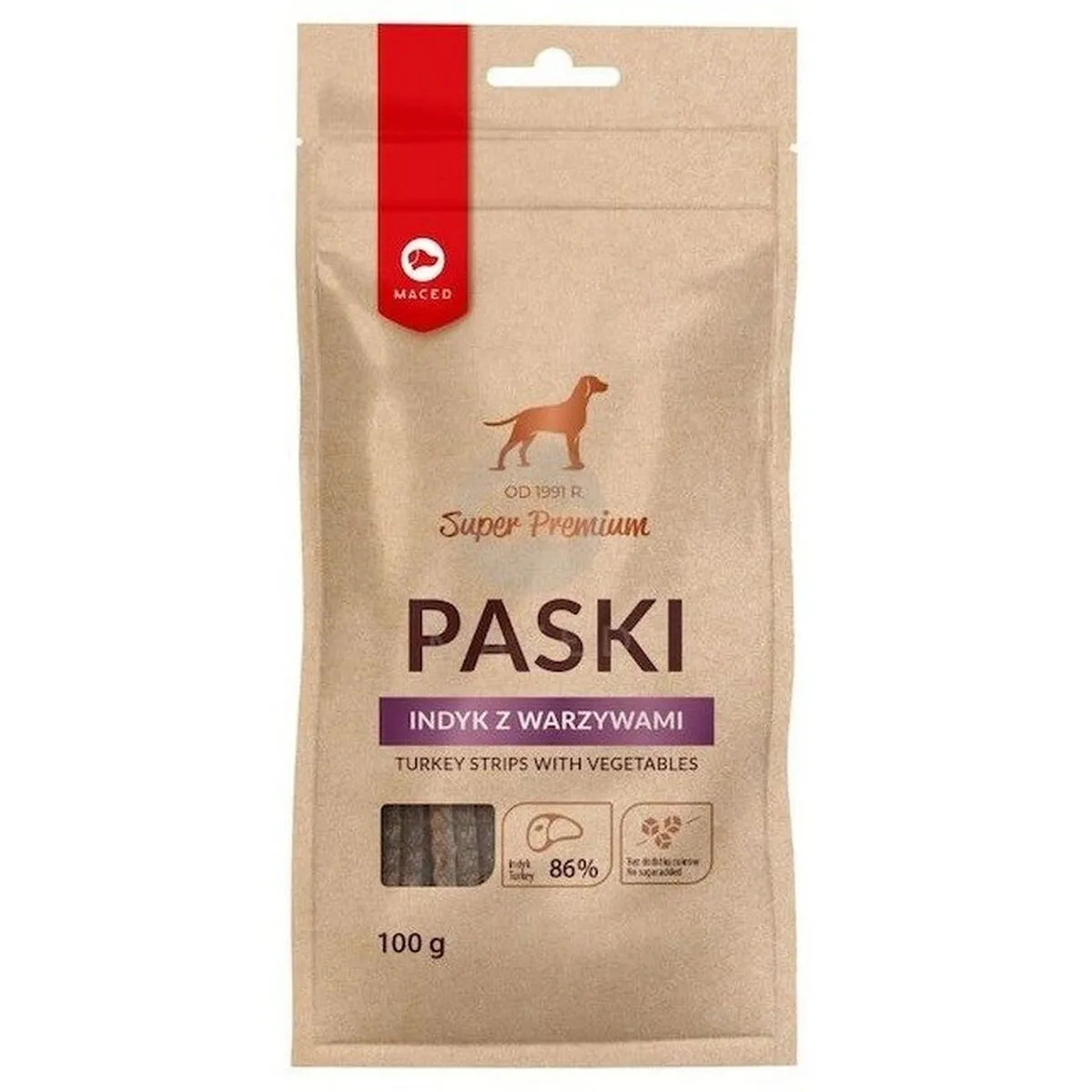 Snack per Cani Maced                                 Tacchino 100 g