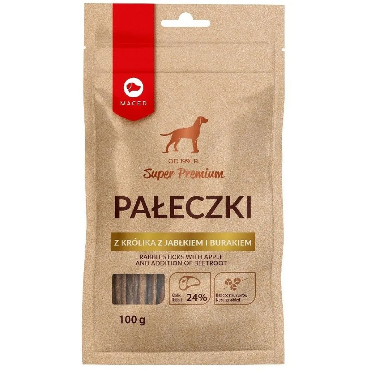 Snack per Cani Maced                                 Coniglio 100 g