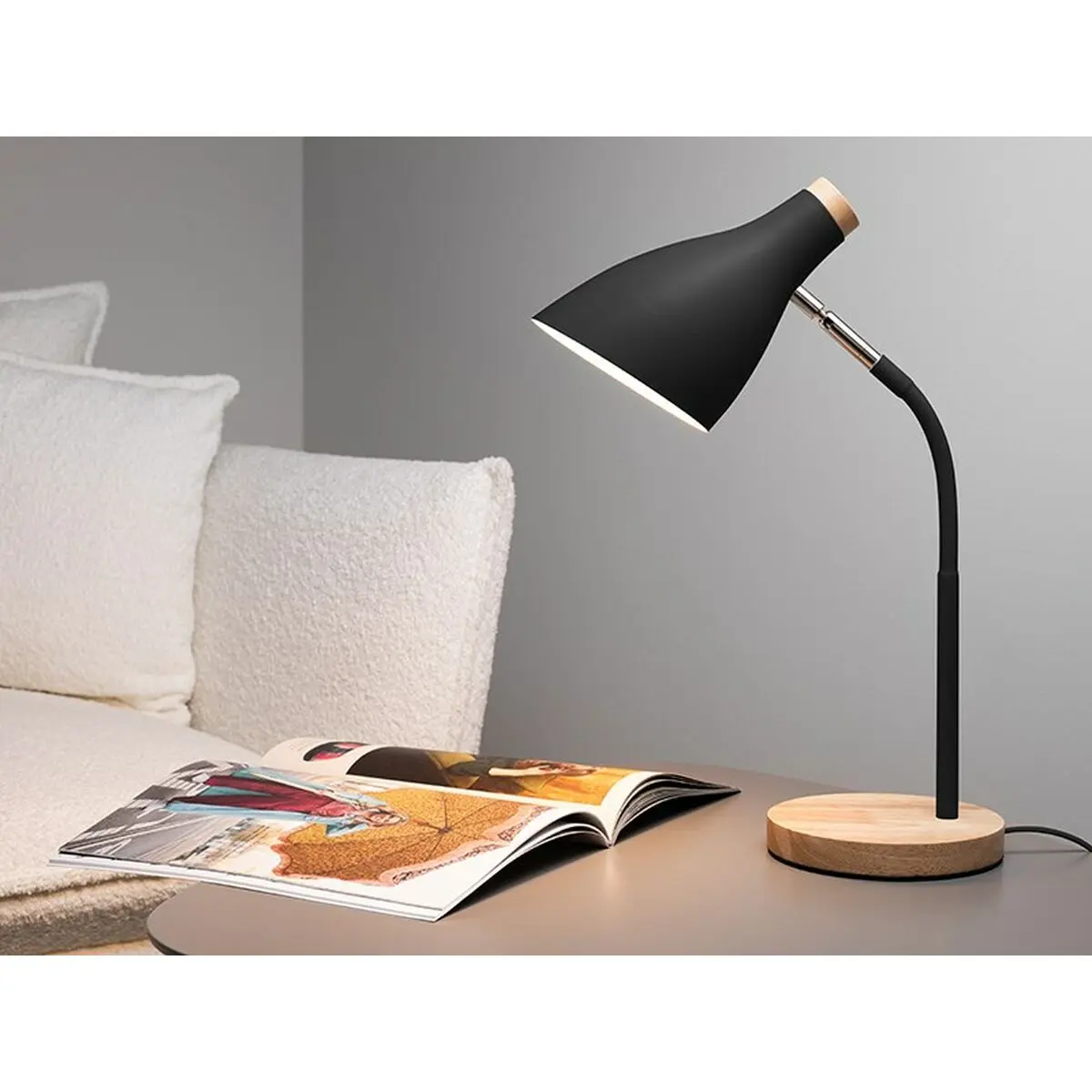 Lampada da scrivania Tracer Scandi Nero Acciaio 40 W 15 X 40 X 17 CM