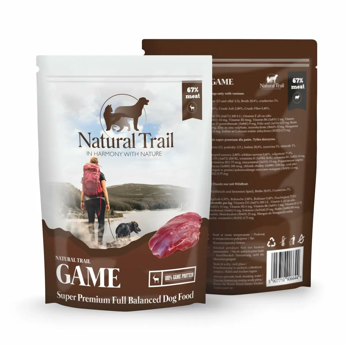 Cibo umido NATURAL TRAIL Dog Game