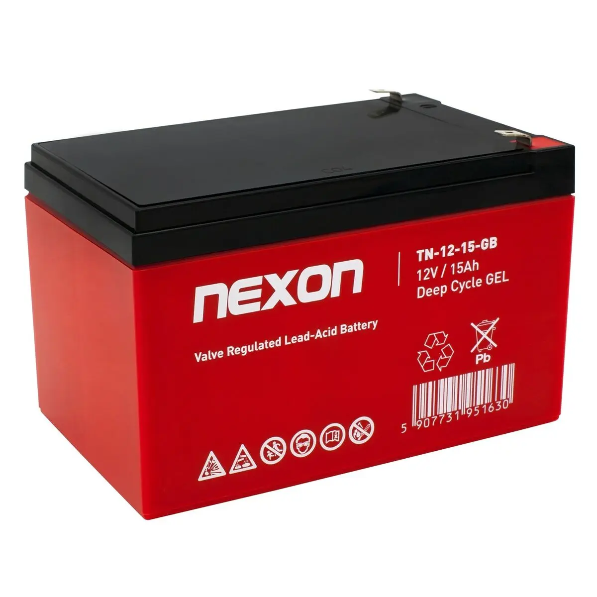 Batteria per Gruppo di Continuità UPS Nexon NXO 15 Ah 12 V