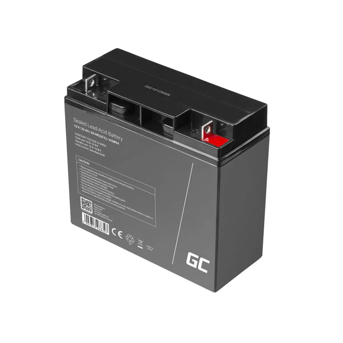 Batteria per Gruppo di Continuità UPS Green Cell AGM54 22 ah 12 V