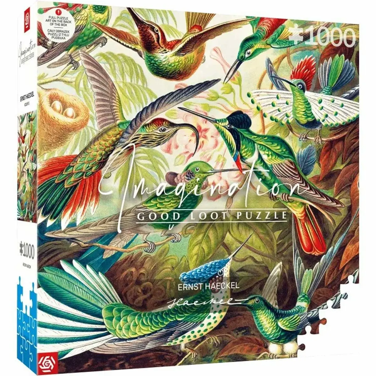 Puzzle Cenega Publishing Ernst Haeckel Colibríes 1000 Pezzi