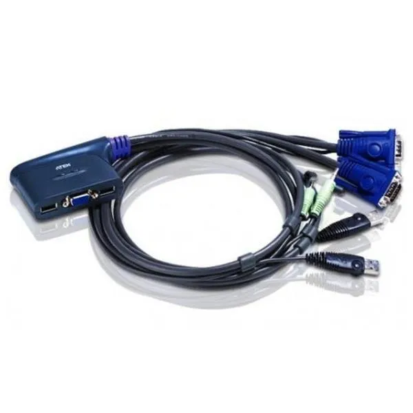 2PORT USB VGA KVM   AUDIO