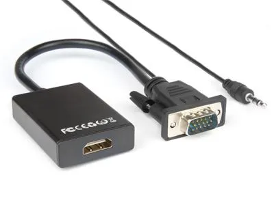 CAVO VIDEO VGA A HDMI F JACK 3.5MM