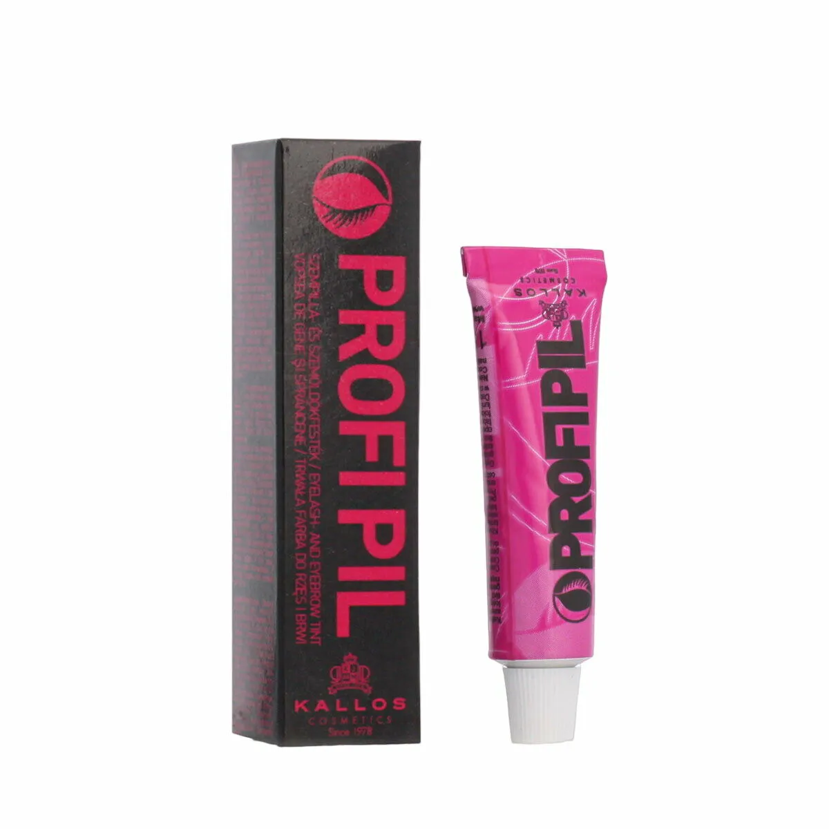 Tinta per Sopracciglia Kallos Cosmetics Profi Pil Nº 1 Black 15 ml