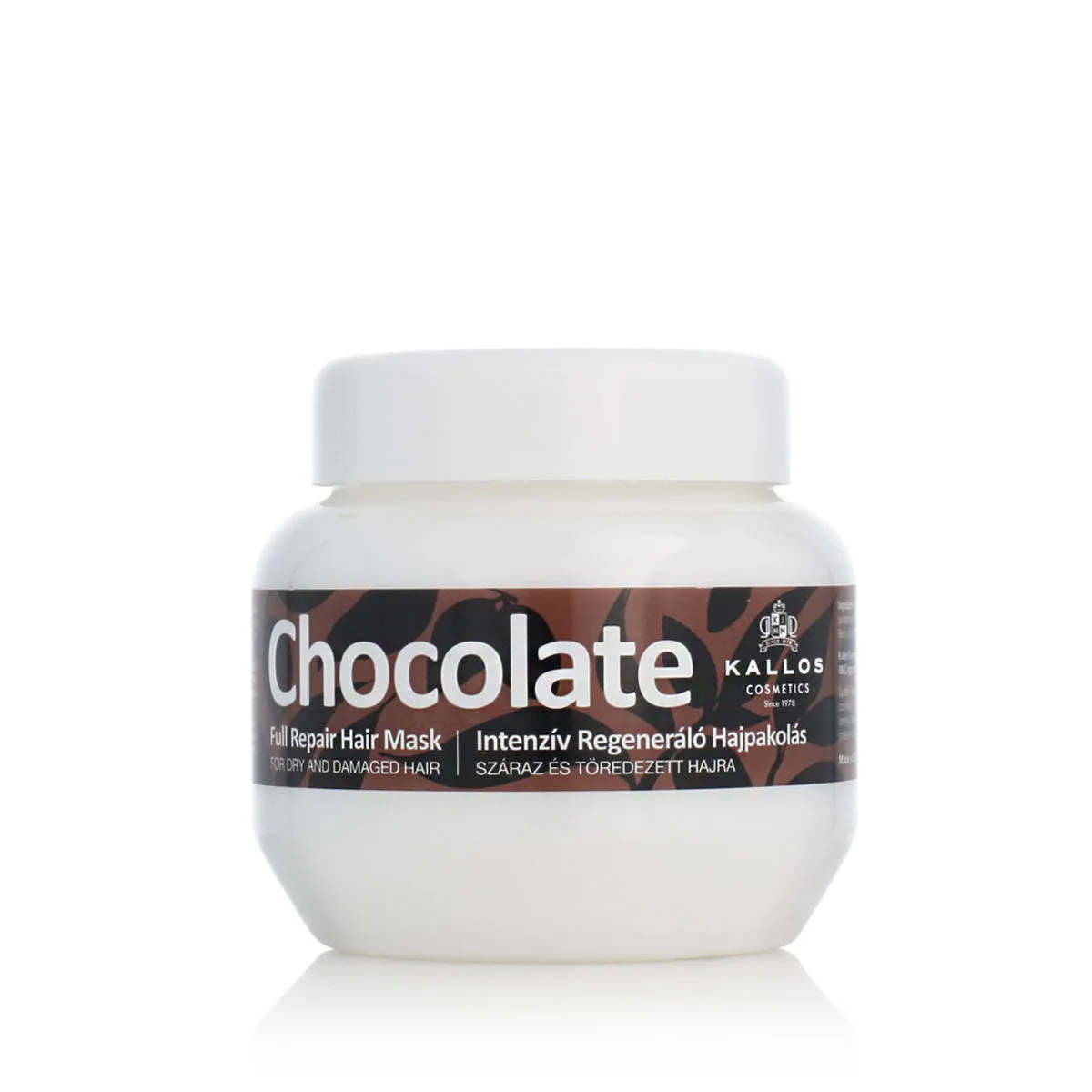 Maschera Riparatrice per Capelli Kallos Cosmetics Chocolate 275 ml