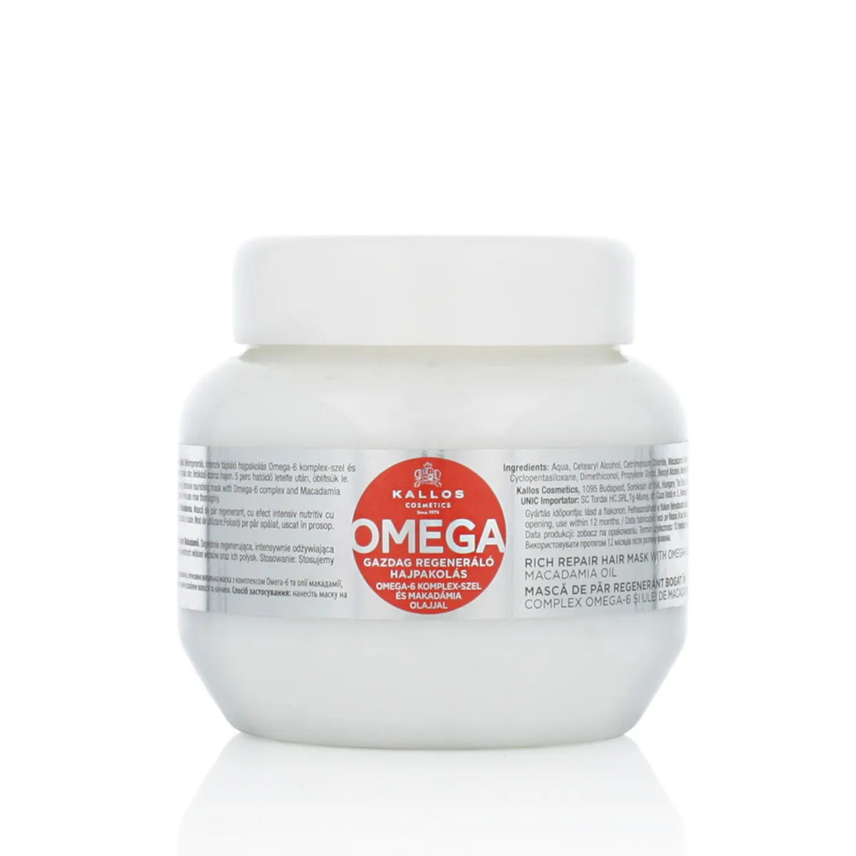 Maschera Riparatrice per Capelli Kallos Cosmetics Omega 275 ml