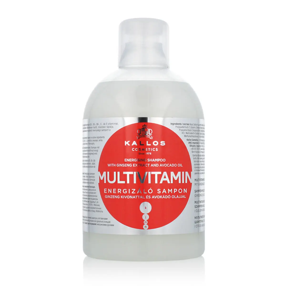 Shampoo Rivitalizzante Kallos Cosmetics Multivitamin 1 L