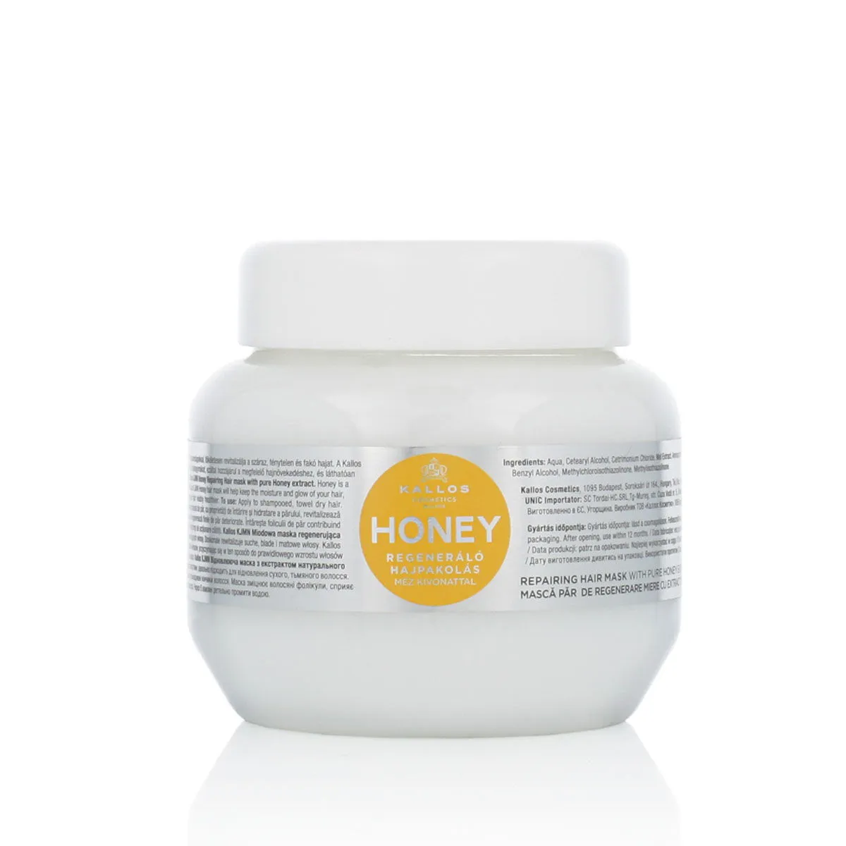 Maschera Riparatrice per Capelli Kallos Cosmetics Honey 275 ml