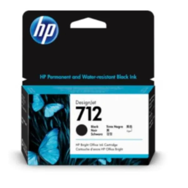 HP 712 38-ML BLACK DESIGNJET INK