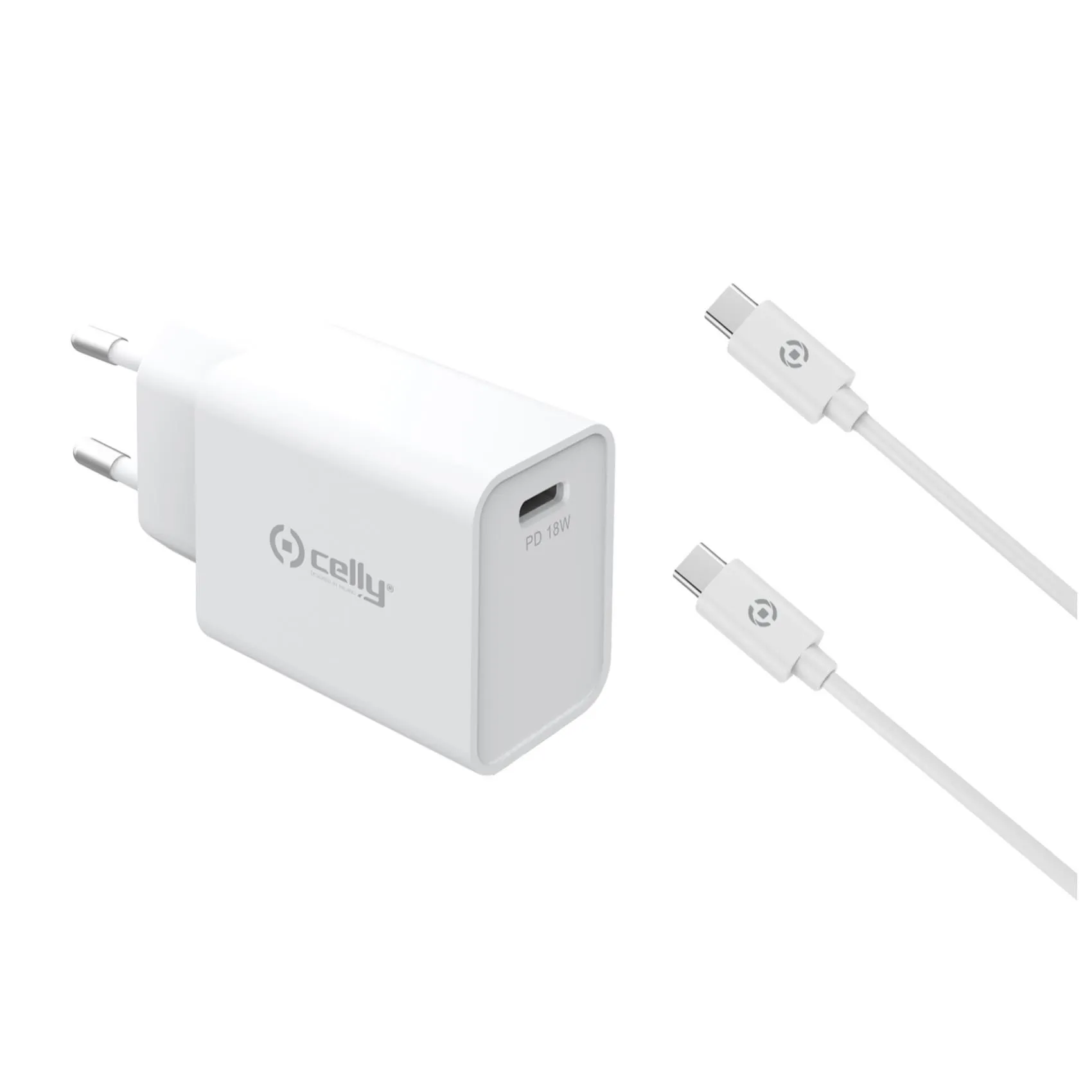 WALL CHARG USB-C 18WUSB-C CABLE WH