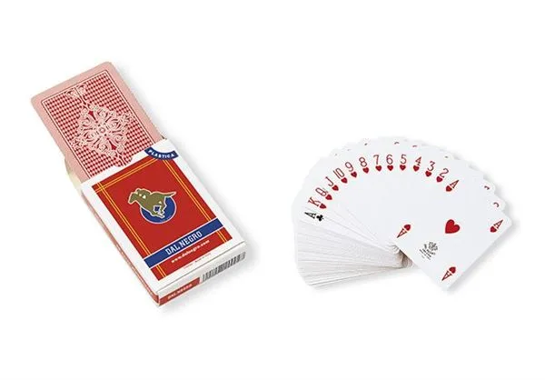 POKER S.SIRO A1 ROSSO PLASTICA